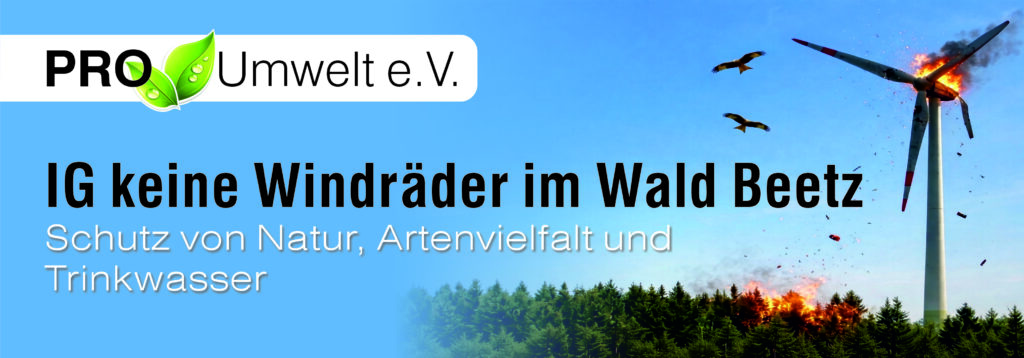 Keine Windräder im Wald Beetz