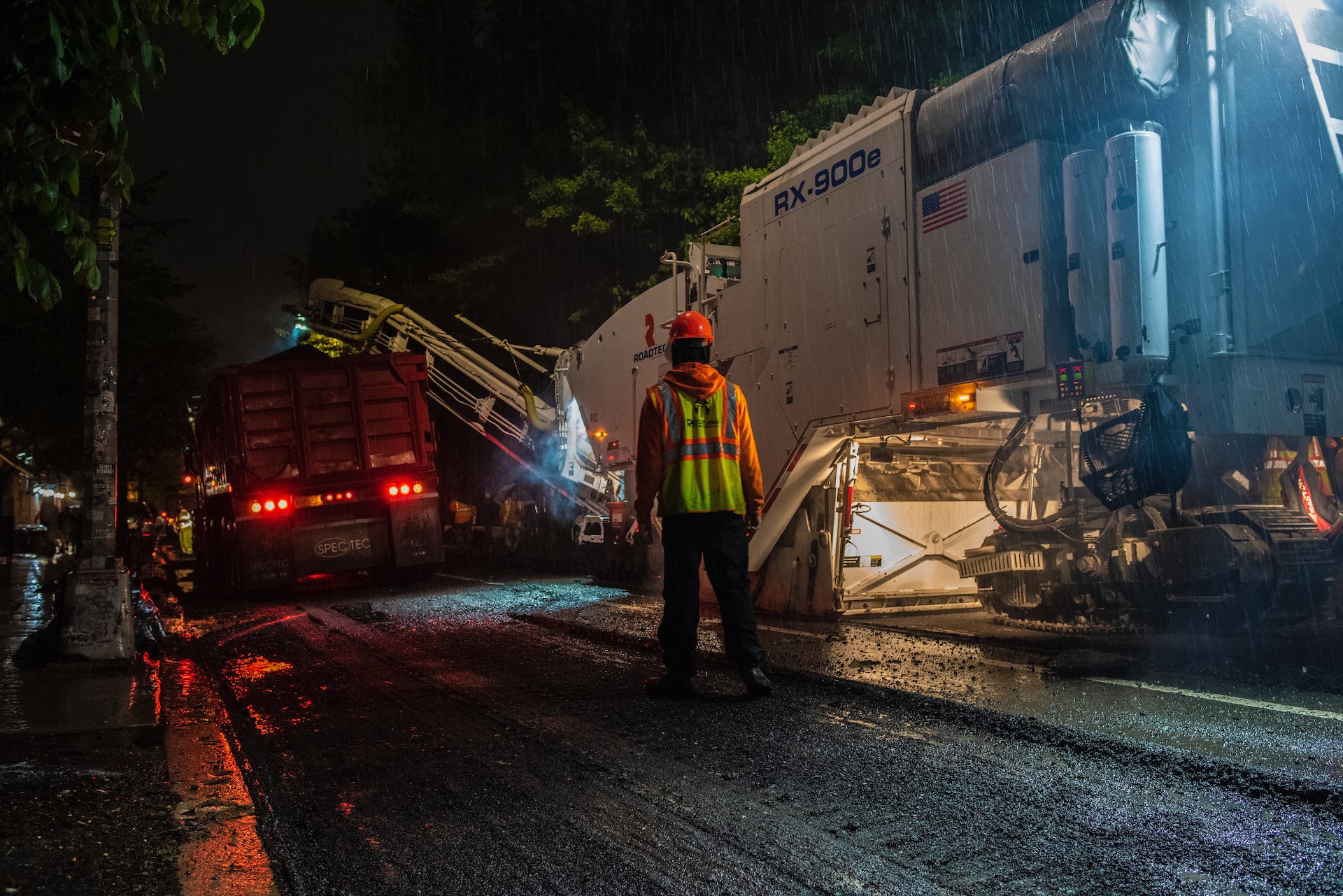 Mischanlage für Asphalt ist vom Tisch